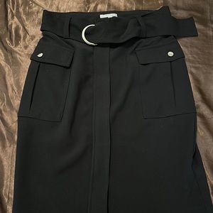 H&M skirt color black
